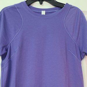 Lululemon chai lightweight cinch hem hiking tee